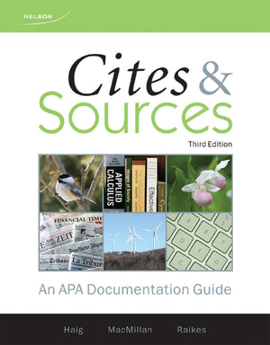 Cites and Sources: An APA Documentation Guide (Second Reprint),Used