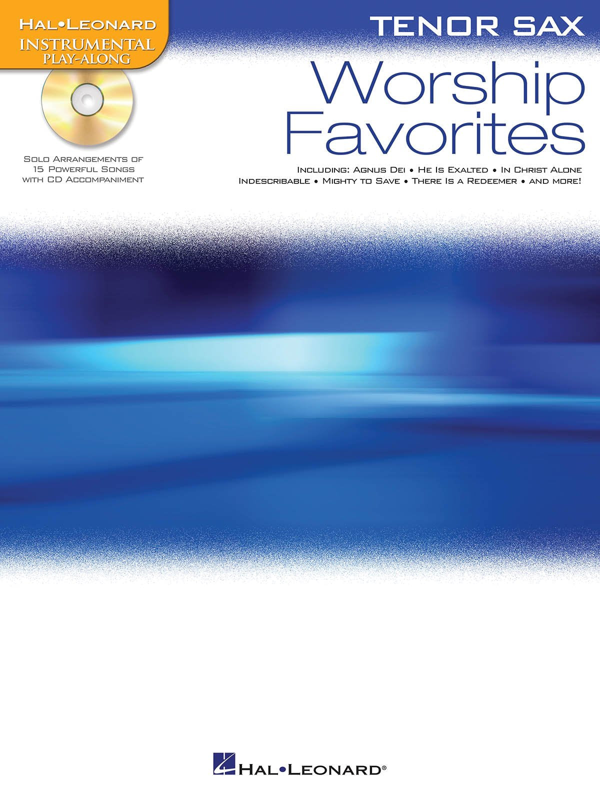Worship Favorites: Instrumental PlayAlong for Tenor Sax (Halleonard Instrumental Playalong),Used