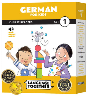 German For Kids: First Readers Box Set  10 Beginning Readers With Online Audio  Build Confidence With German Words (Ages 38) B
