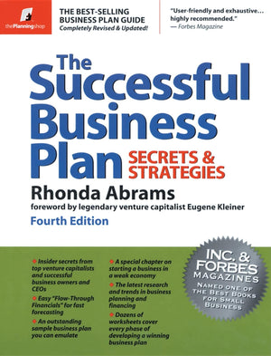 The Successful Business Plan: Secrets & Strategies (Successful Business Plan Secrets and Strategies),New
