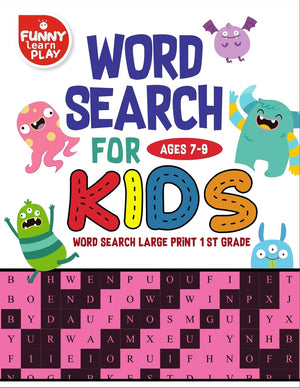 Word Search For Ages 79 Kids: Word Search for Kids Ages 79 Activity Book for Education & Learning (Word Search Puzzles Large P,Used