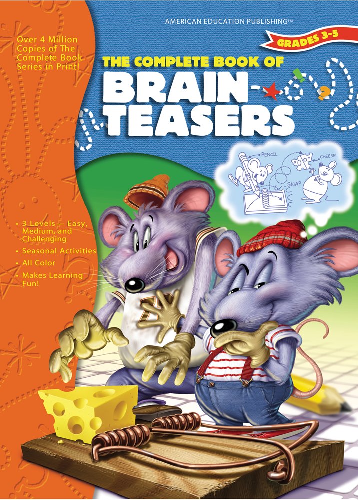 Complete Book of Brainteasers, Grades 3  5,Used