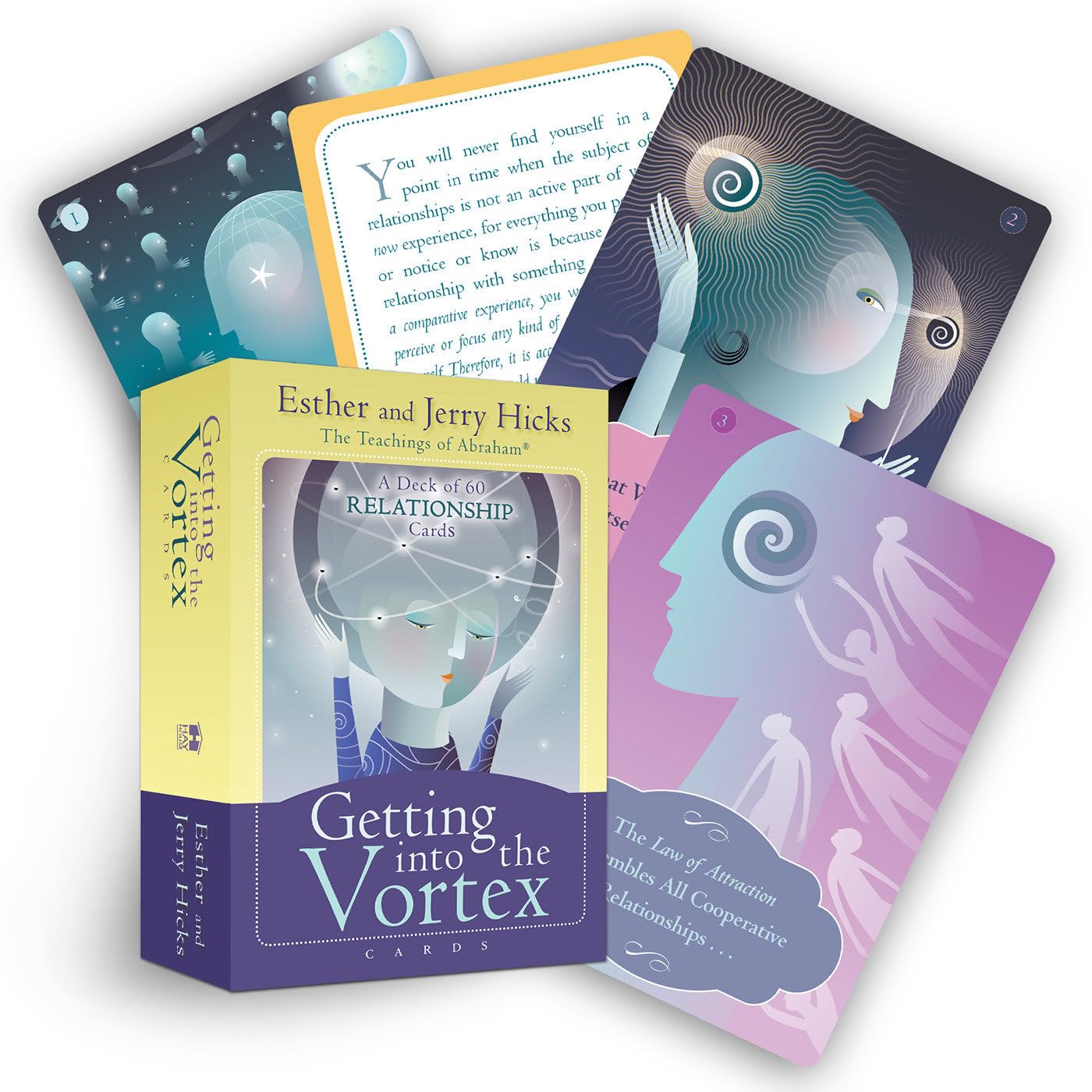 Getting into the Vortex Cards: A Deck of 60 RELATIONSHIP Cards, plus Dear Friends card,Used