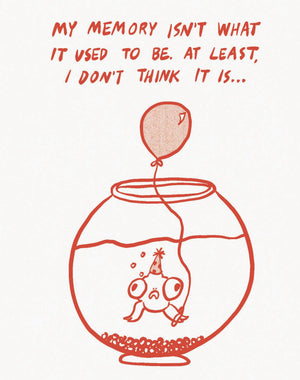 Humor Us Greeting Cards: Birthday  My Memory IsnT What It Used To Be (Pack Of 6)