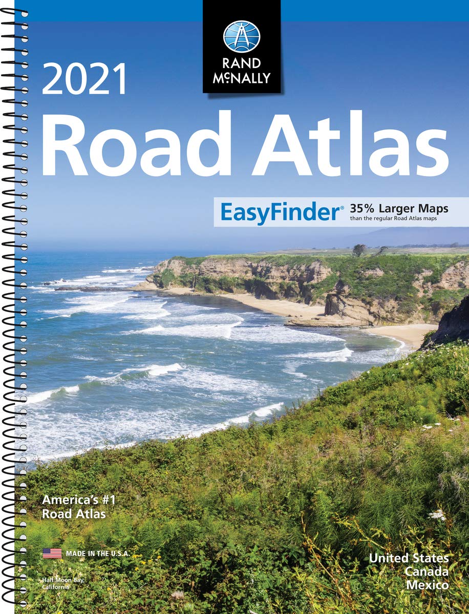 Rand Mcnally 2021 Easyfinder Midsize Road Atlas