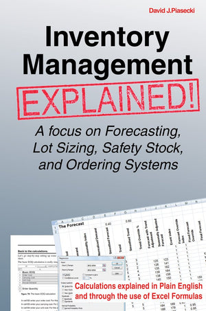 Inventory Management Explained: A Focus On Forecasting, Lot Sizing, Safety Stock, And Ordering Systems.