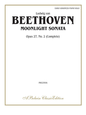 Moonlight Sonata, Op. 27, No. 2 (Complete) (Belwin Classic Library),New