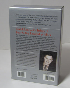 The Leadership Fables of Patrick Lencioni, Box Set, contains: The Five Temptations of a CEO; The Four Obsessions of an Extraordi,New