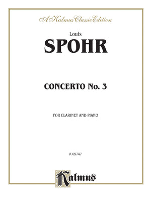 Clarinet Concerto No. 3: Part(s) (Kalmus Edition),Used