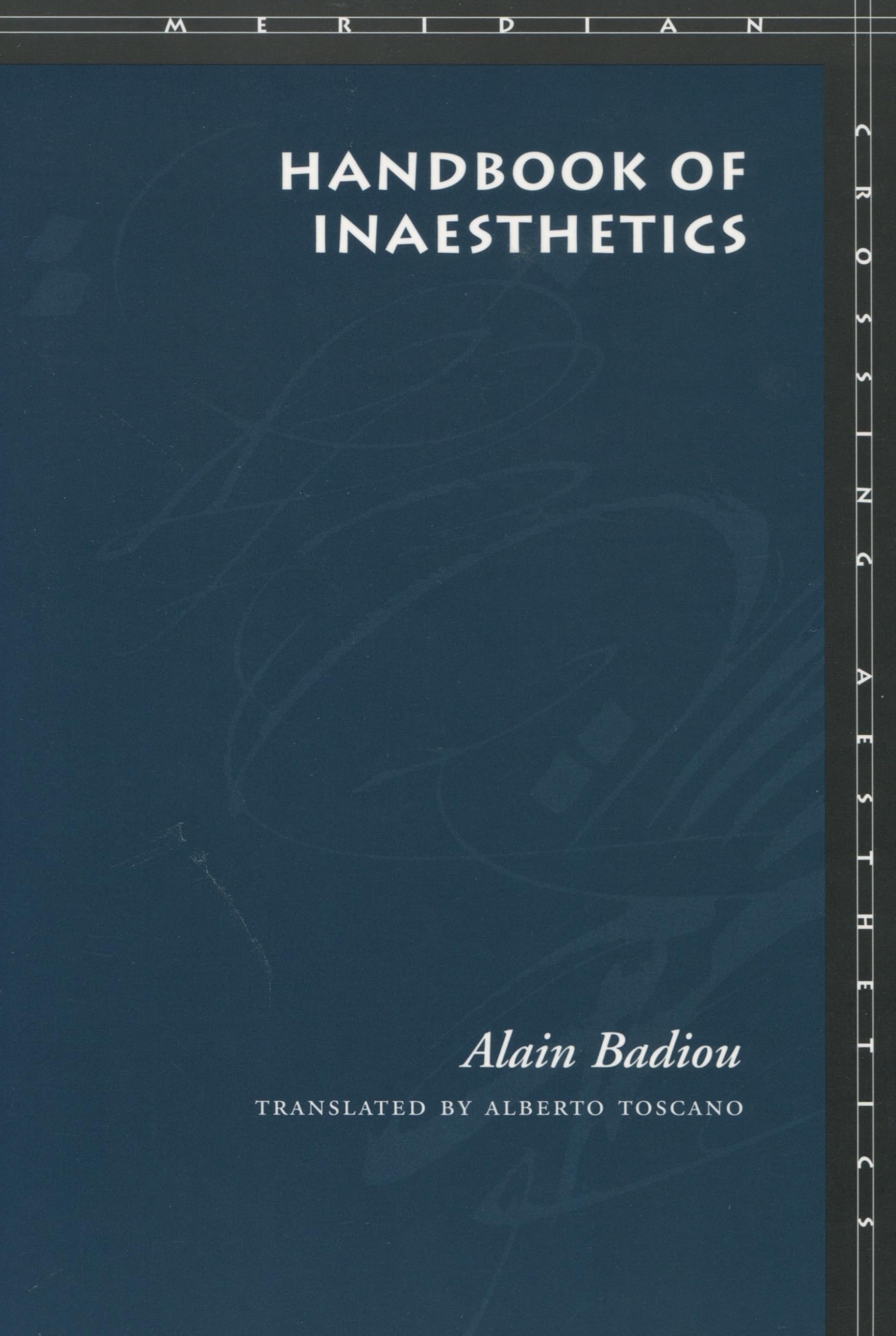 Handbook Of Inaesthetics,Used