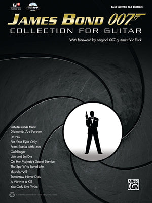 James Bond 007 Collection for Guitar: Easy Guitar Tab, Book & DVDROM (Easy Guitar Tab Editions),Used