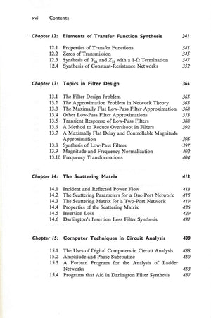 Network Analysis and Synthesis,Used