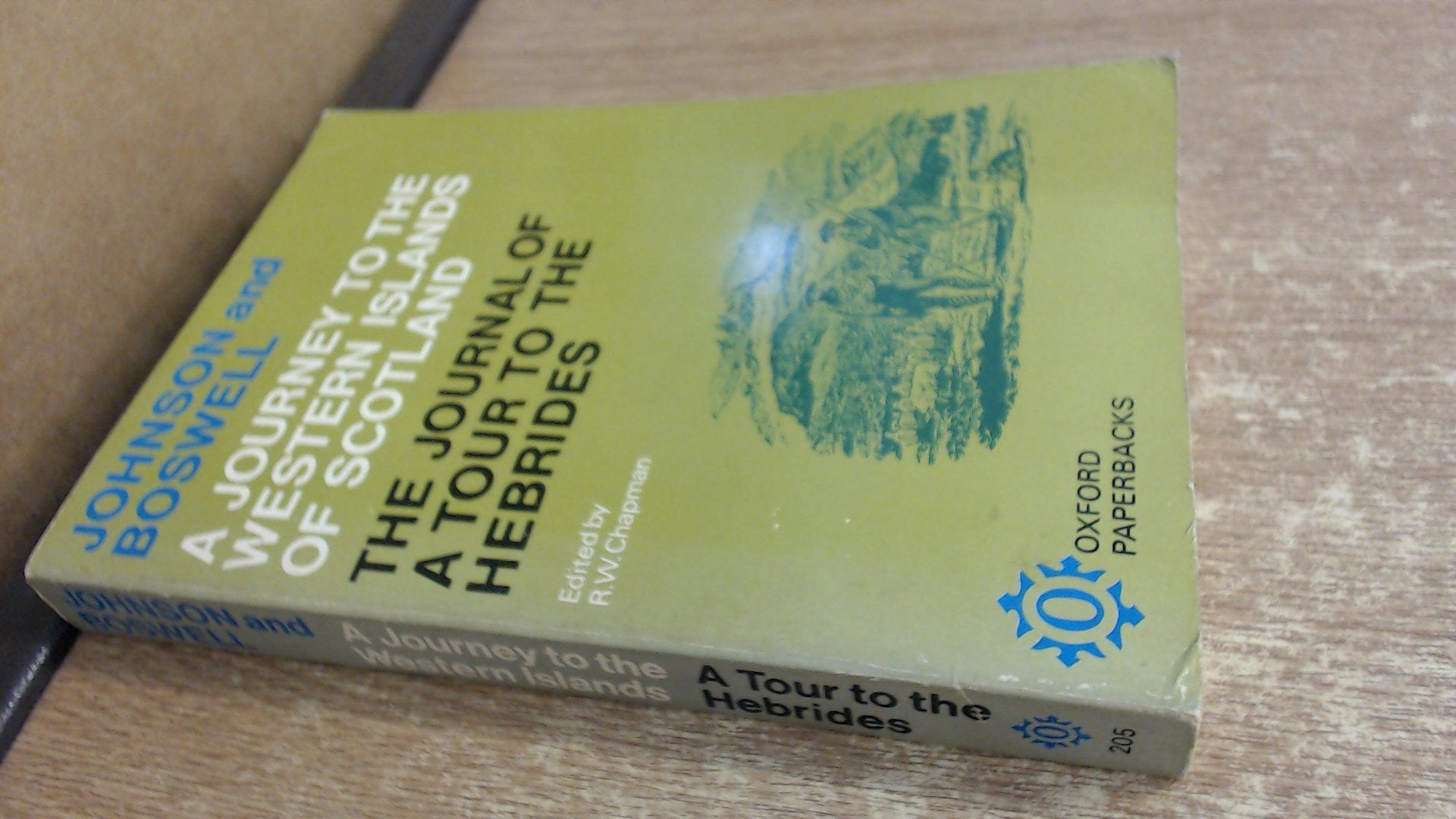 Johnson's Journey to the Western Islands of Scotland and Boswell's Journal of a Tour to the Hebrides with Samuel Johnson (Oxford,Used