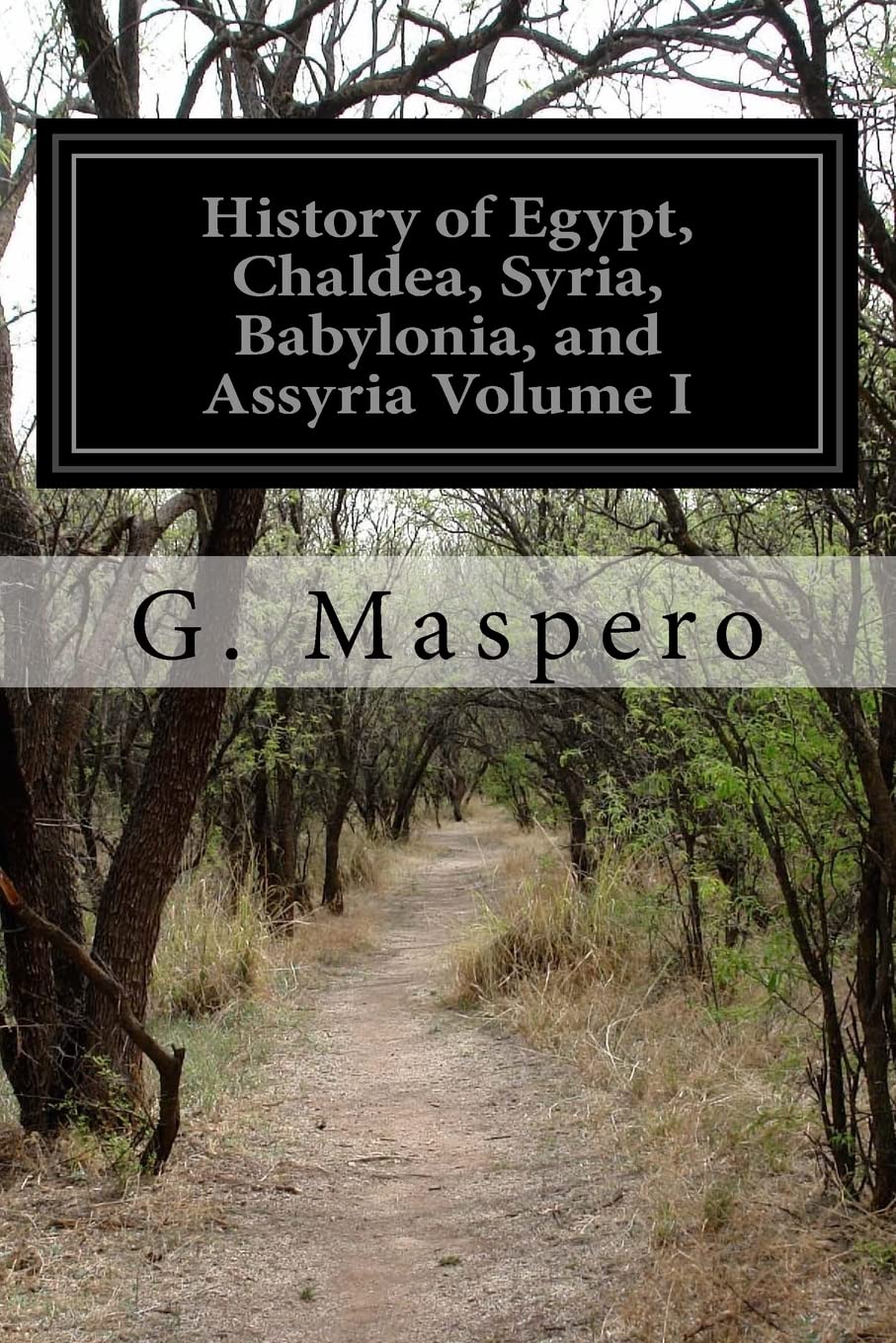 History of Egypt, Chaldea, Syria, Babylonia, and Assyria Volume I,Used
