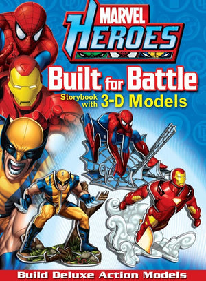 Marvel Heroes Built for Battle: Storybook With 3d Models (Pressout Play),Used