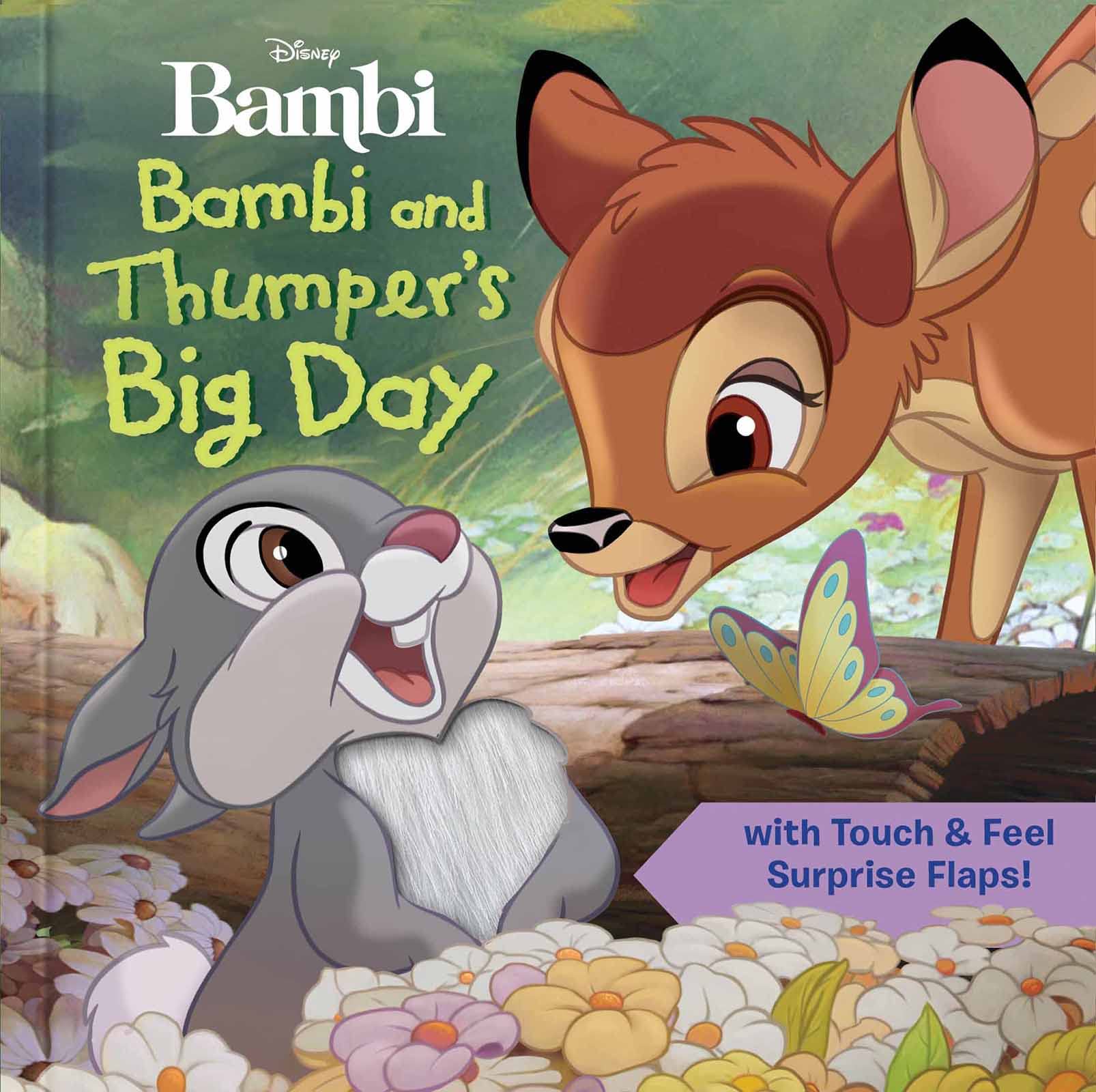 Disney: Bambi And Thumper'S Big Day (Touch And Feel),New