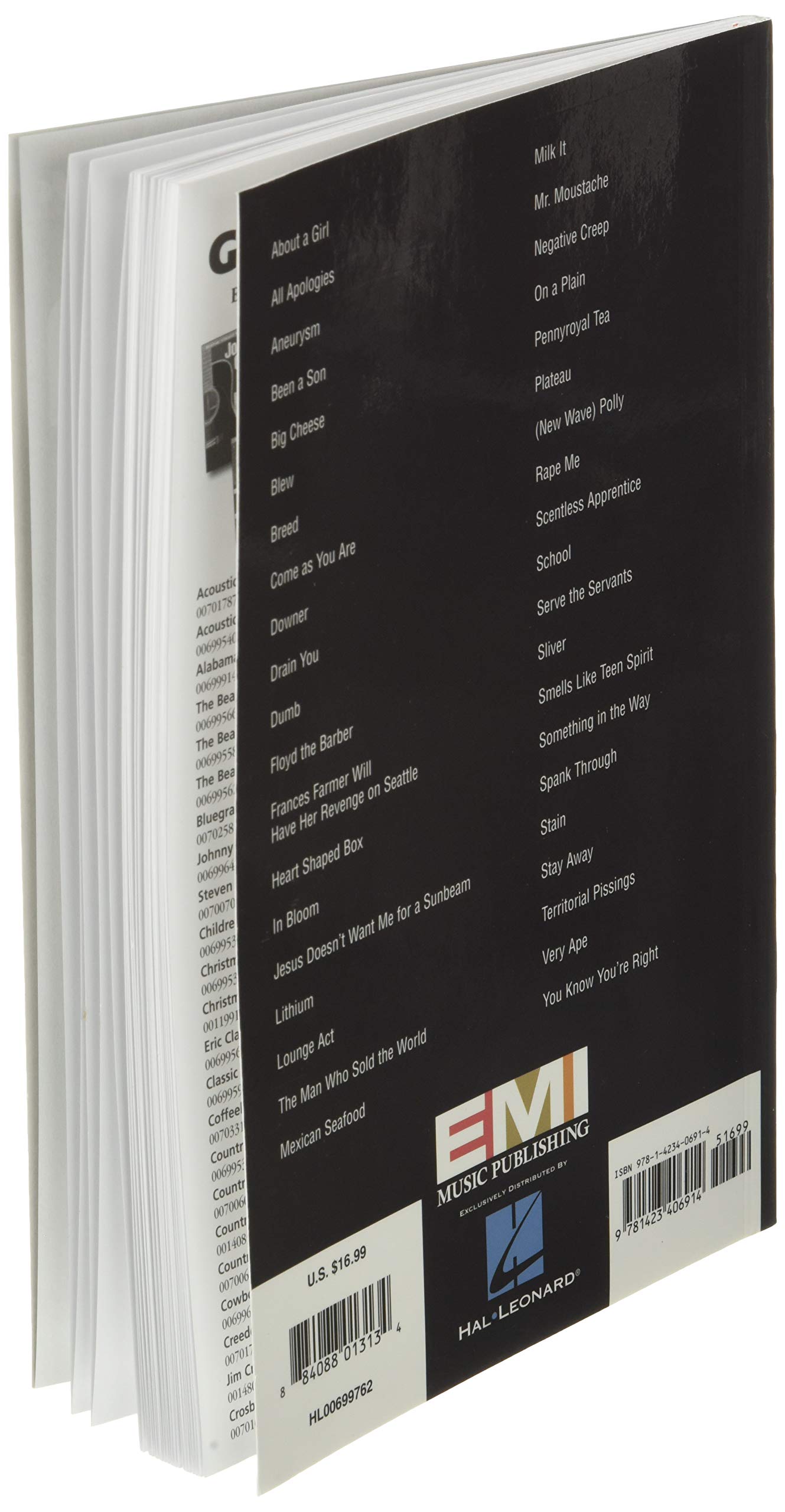 Nirvana  Guitar Chord Songbook  40 Classic Hits with Lyrics and Chord Diagrams  Play Smells Like Teen Spirit, Come as You Are a,New