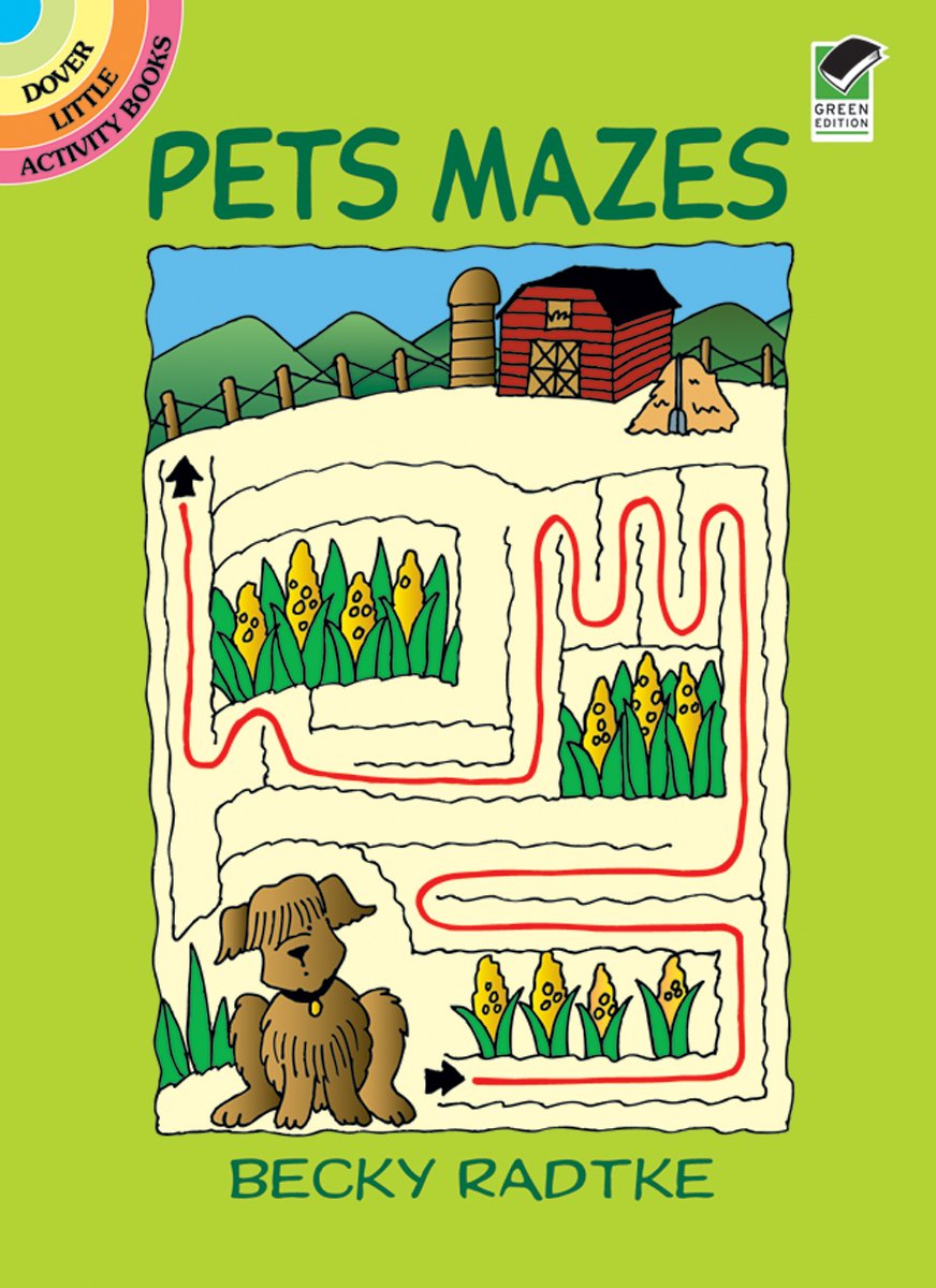 Pets Mazes (Dover Little Activity Books: Pets),Used