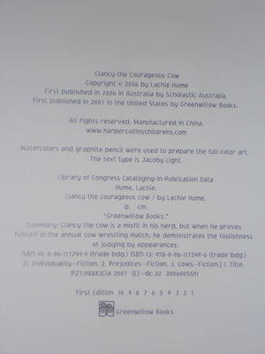 Clancy the Courageous Cow,New