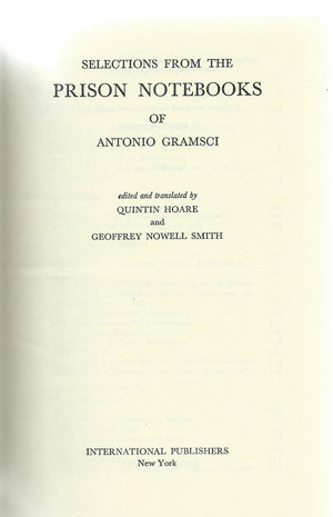 Selections From The Prison Notebooks,Used