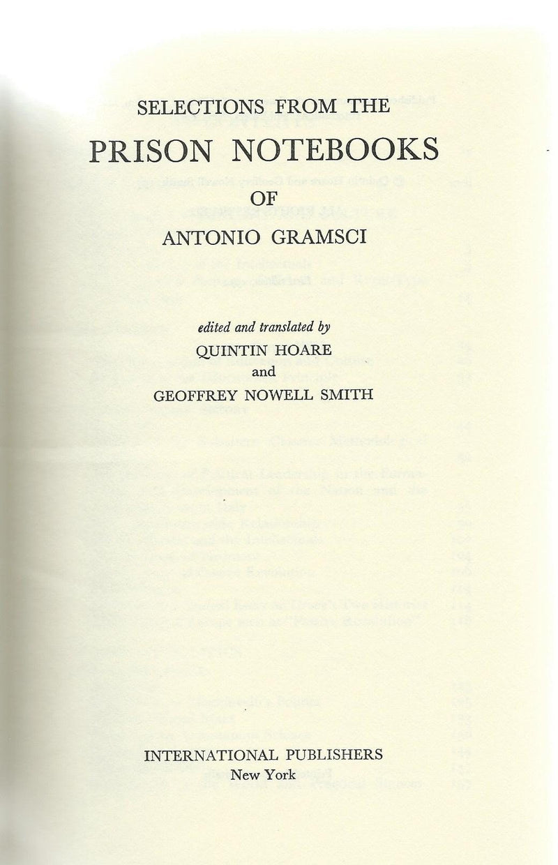 Selections From The Prison Notebooks,Used