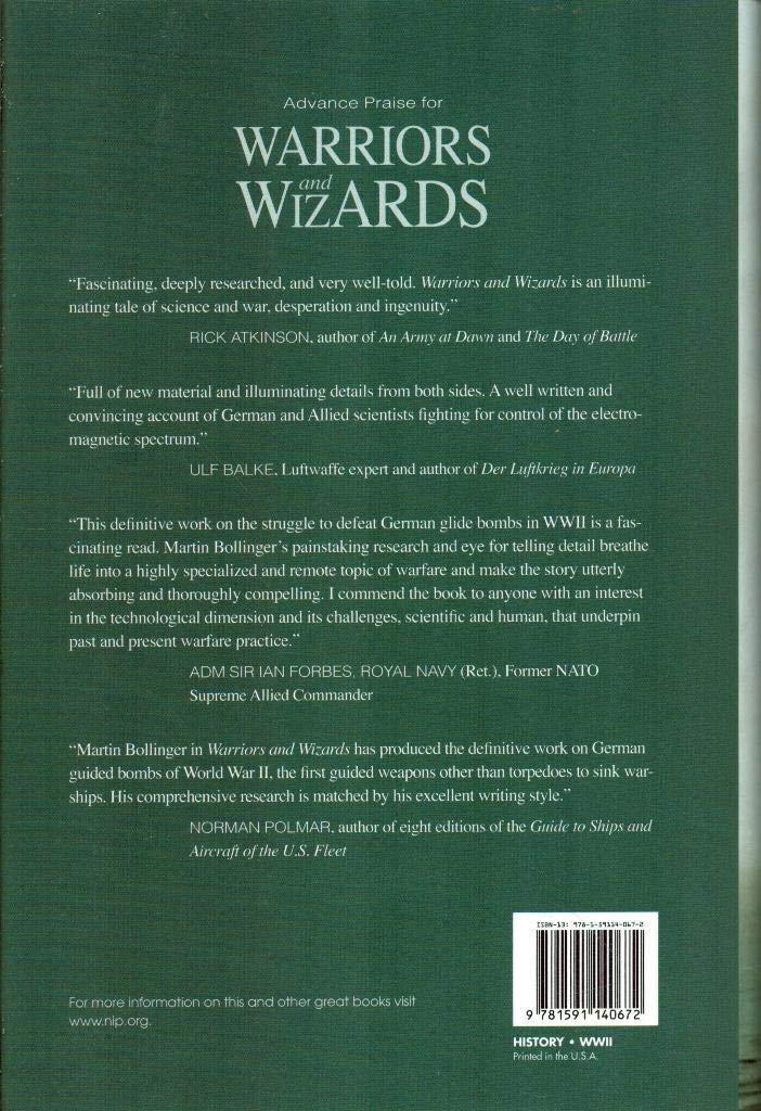 Warriors and Wizards: The Development and Defeat of RadioControlled Glide Bombs of the Third Reich,Used