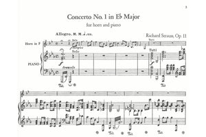 Concerto No. 1 in E Flat Major, Op. 11: Schirmer Library of Classics Volume 1888 French Horn and Piano Re (Schirmer's Library of,Used