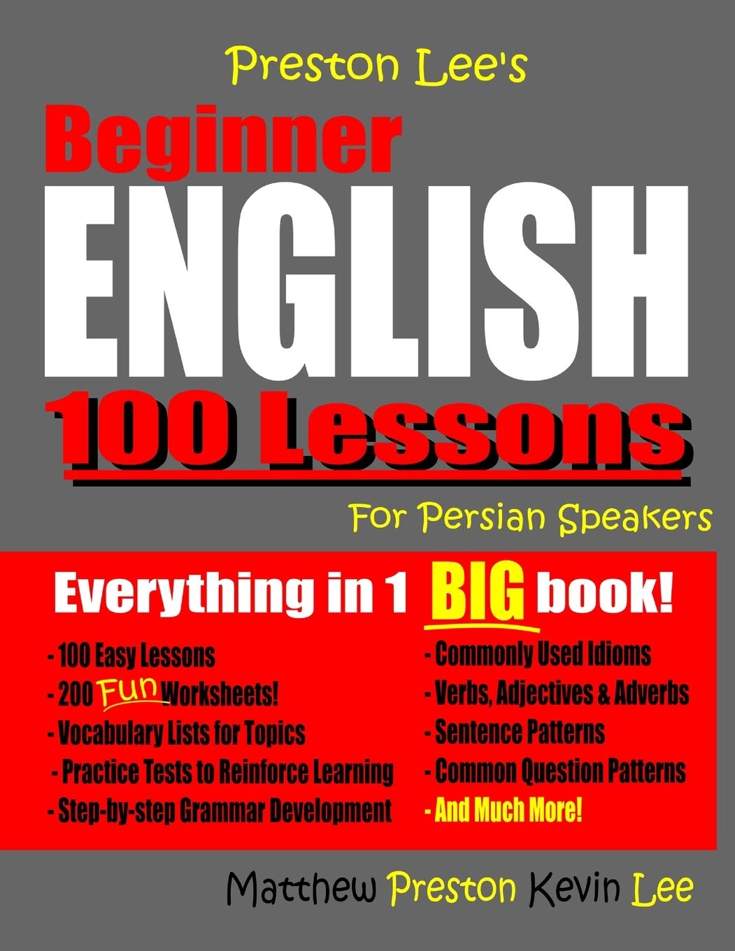 Preston Lee's Beginner English 100 Lessons for Persian Speakers (Preston Lee's English For Persian Speakers),Used