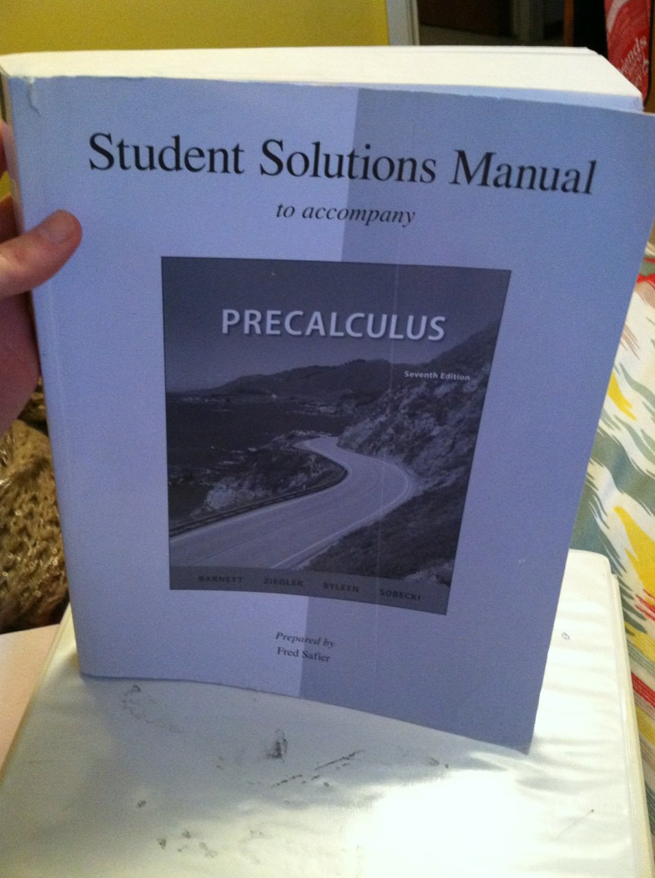 Student Solutions Manual Precalculus,Used
