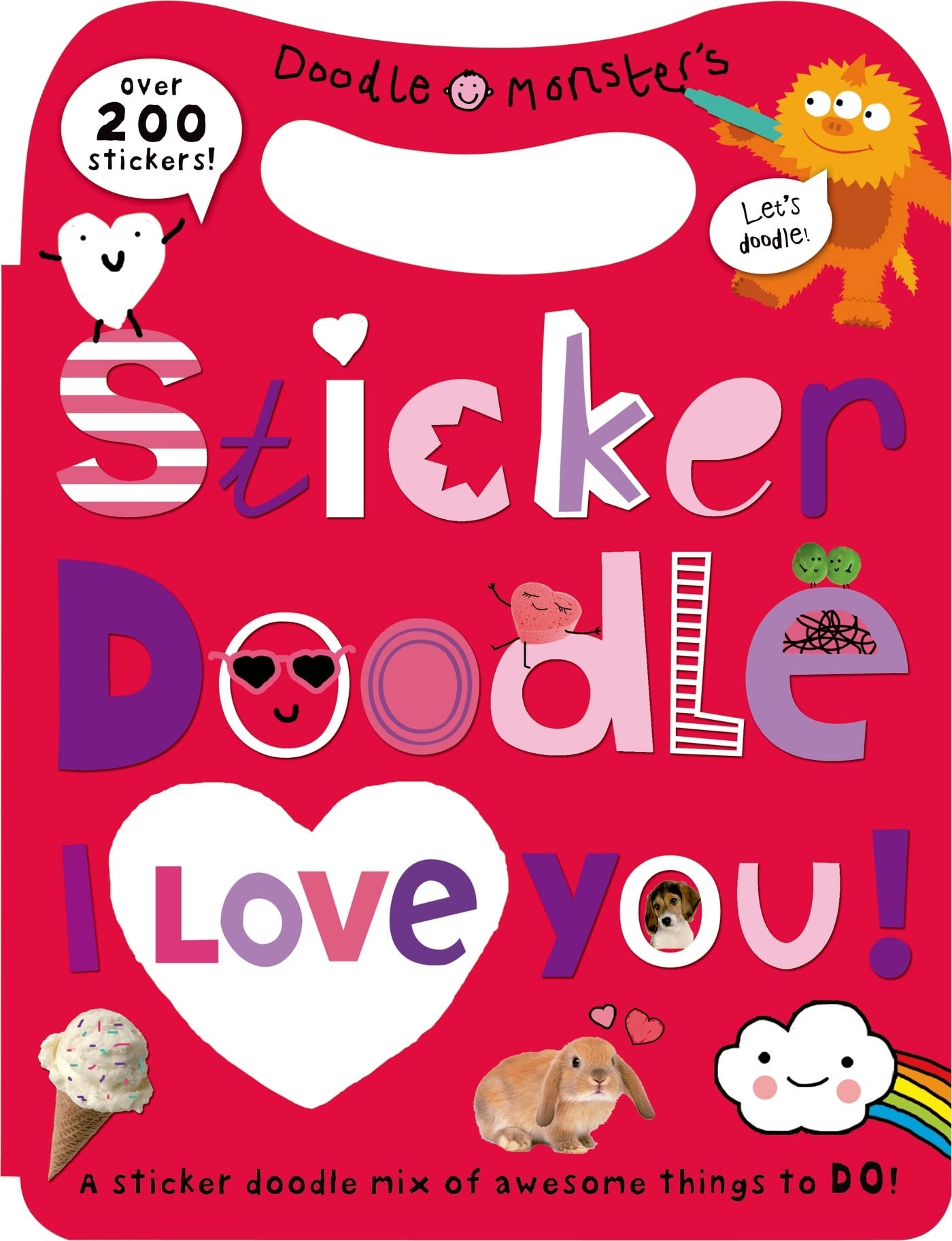 Sticker Doodle I Love You: Awesome Things to Do, With Over 200 Stickers,Used