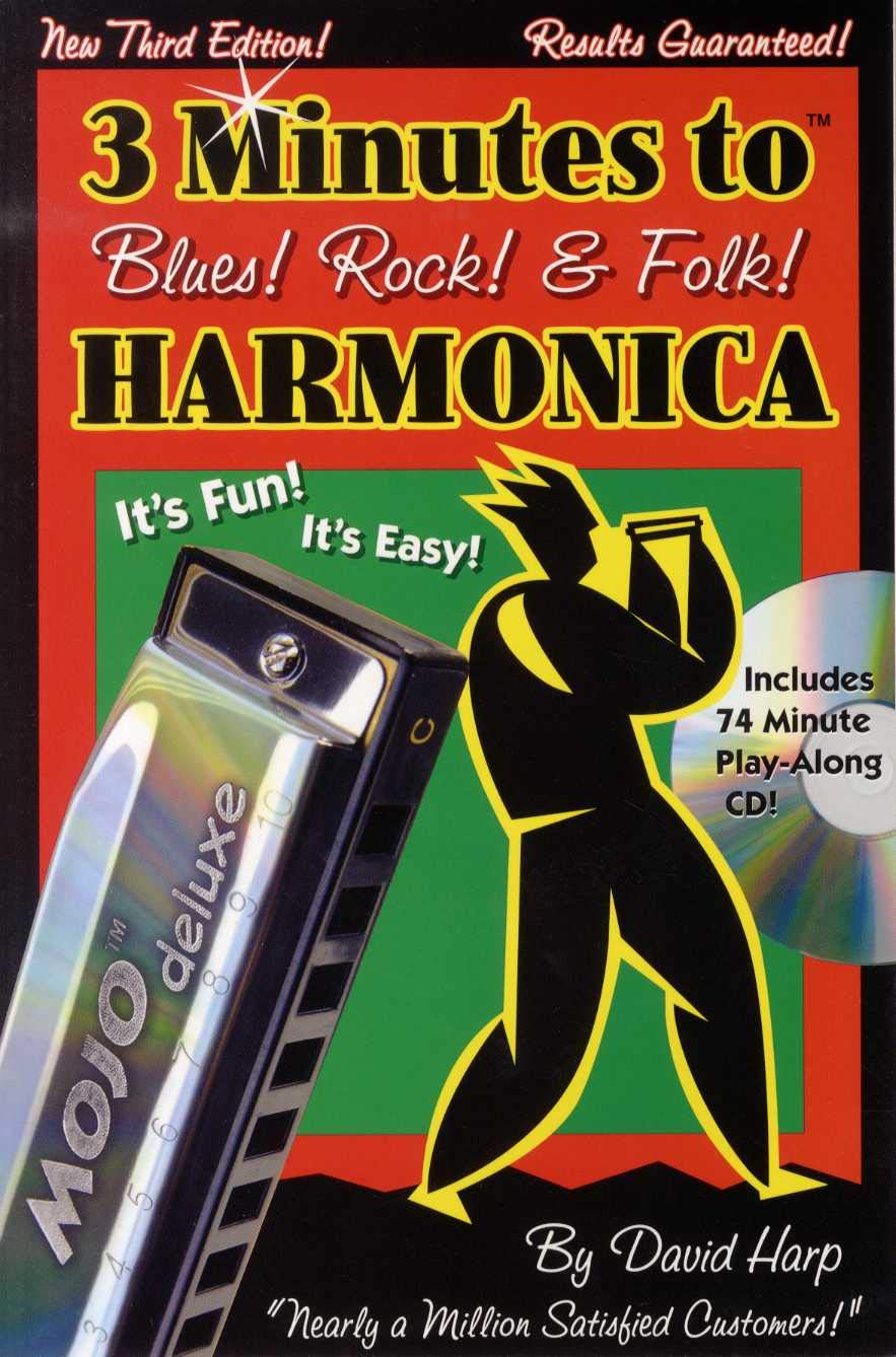 3 Minutes to Blues, Rock & Folk Harmonica: Third Edition,Used