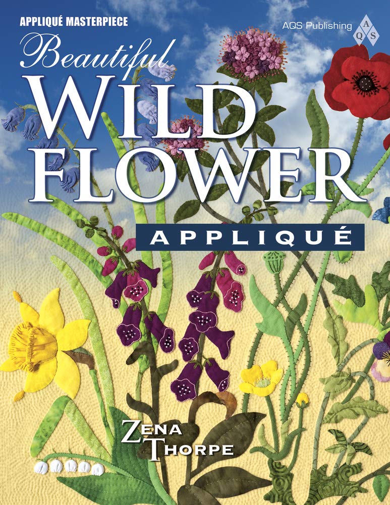 Beautiful Wildflower Applique,Used