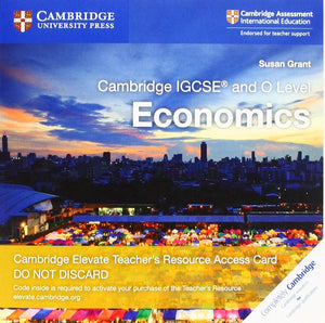 Cambridge Igcse and O Level Economics Cambridge Elevate Teacher's Resource Access Card (Cambridge International Igcse),Used