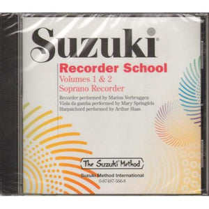 Suzuki Recorder School (Soprano Recorder), Vol 1 & 2 (Suzuki Recorder School, Vol 1 & 2),Used