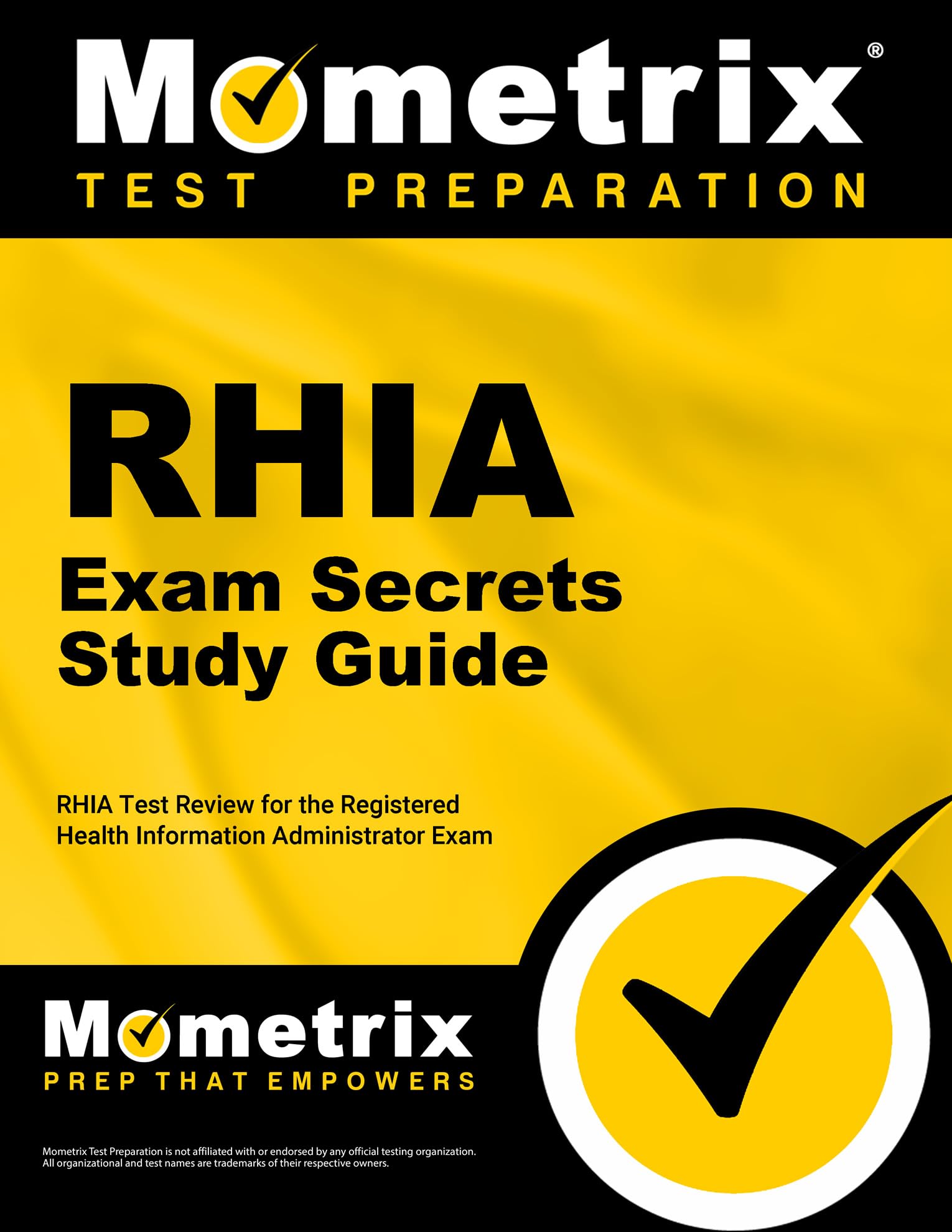 RHIA Exam Secrets Study Guide: RHIA Test Review for the Registered Health Information Administrator Exam (Mometrix Secrets Study,Used