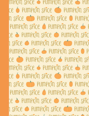 Pumpkin Spice: College Ruled Composition Notebook with Page Numbers,Used