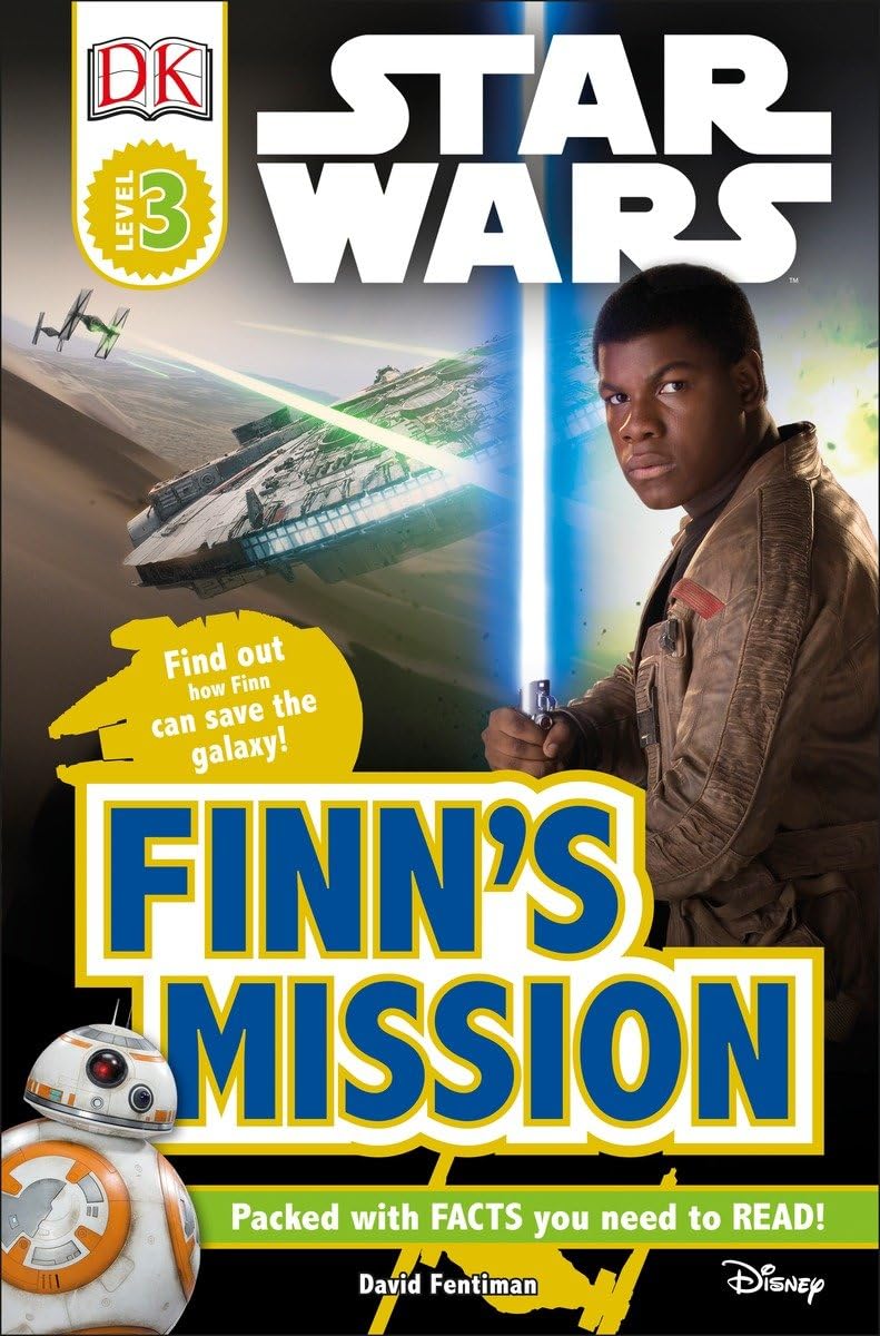 DK Readers L3: Star Wars: Finn's Mission: Find Out How Finn Can Save the Galaxy! (DK Readers Level 3),Used