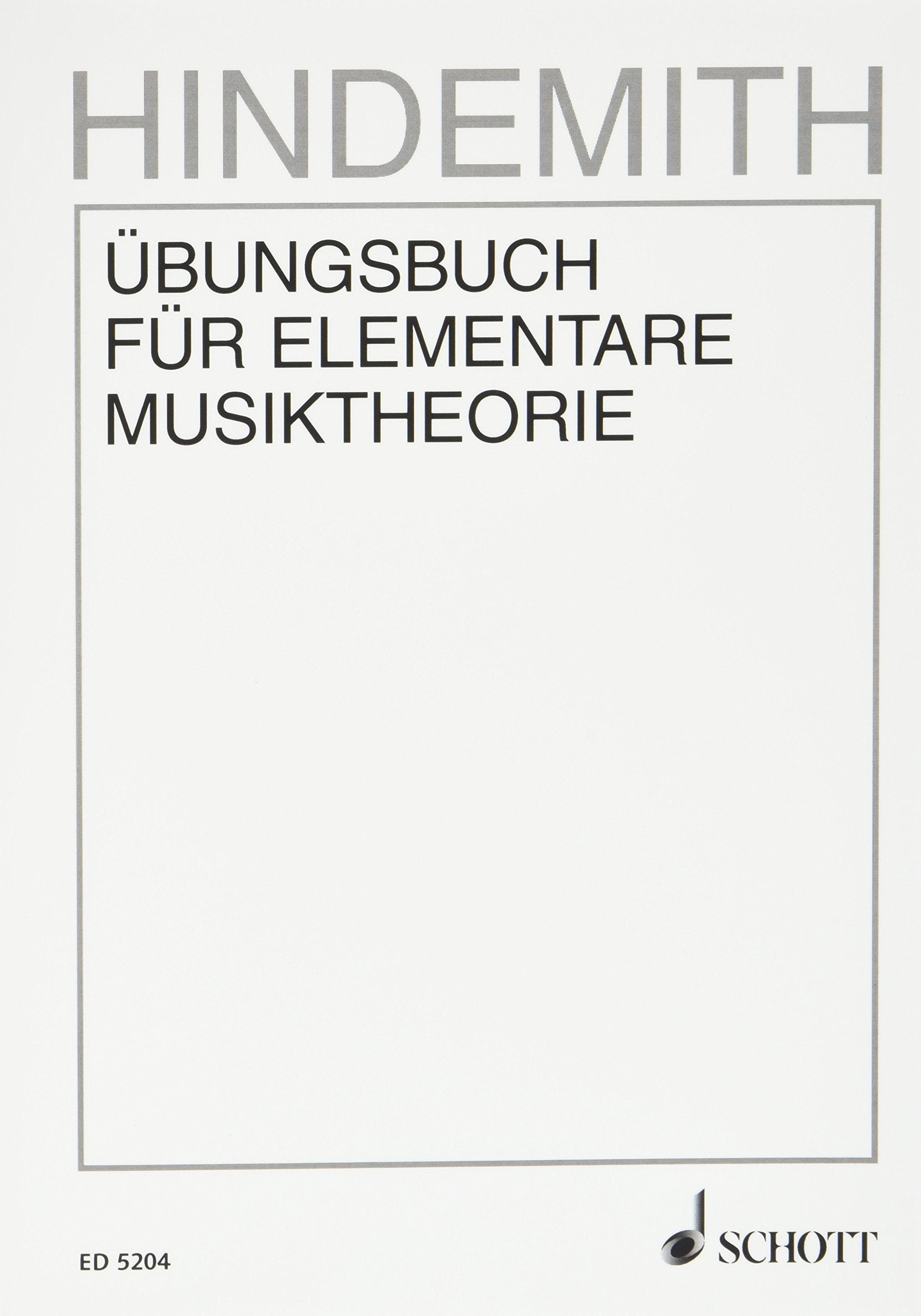 Ubungsbuch fur elementare Musiktheorie: German Language,Used