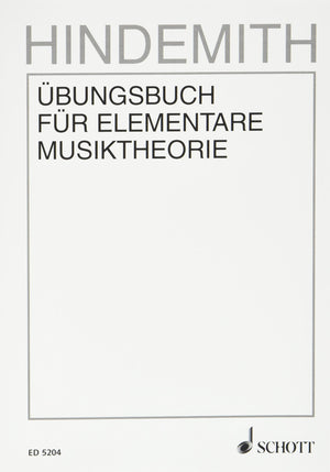 Ubungsbuch fur elementare Musiktheorie: German Language,Used