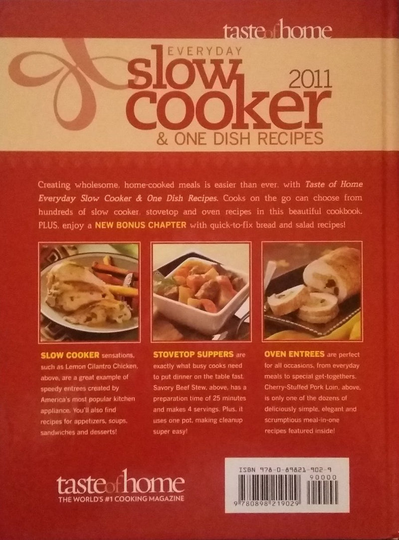 Everyday Slow Cooker & One Dish Recipes (Taste of Home),Used