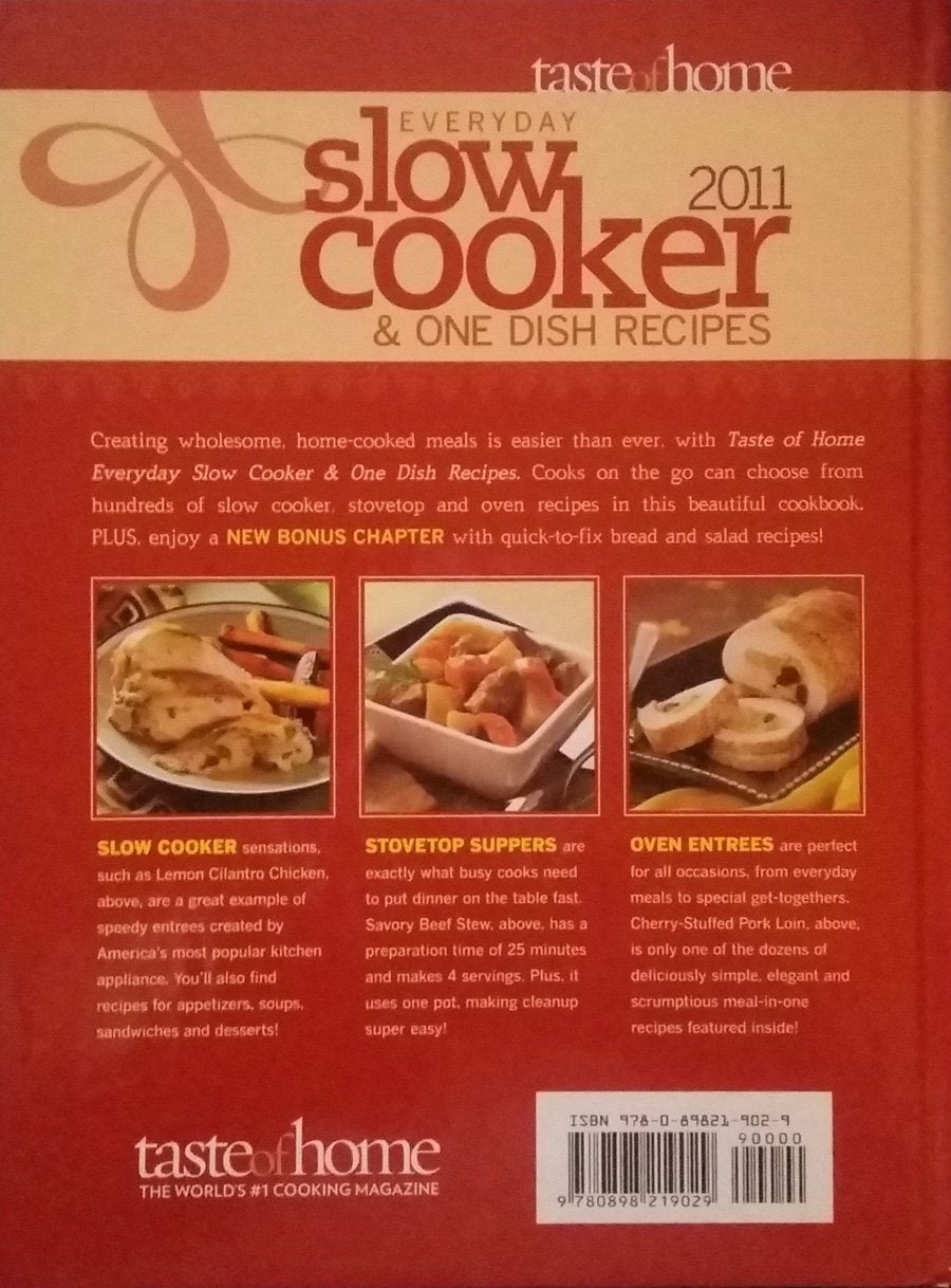 Everyday Slow Cooker & One Dish Recipes (Taste of Home),Used