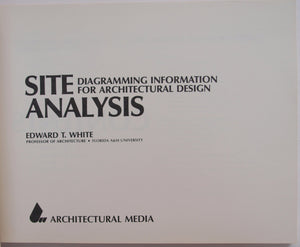 Site Analysis: Diagramming Information for Architectural Design,Used
