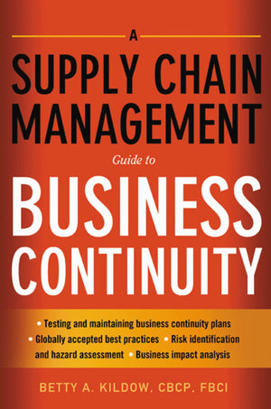 A Supply Chain Management Guide To Business Continuity,Used
