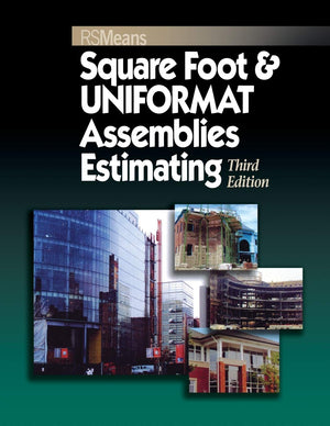 Square Foot And Uniformat Assemblies Estimating,Used