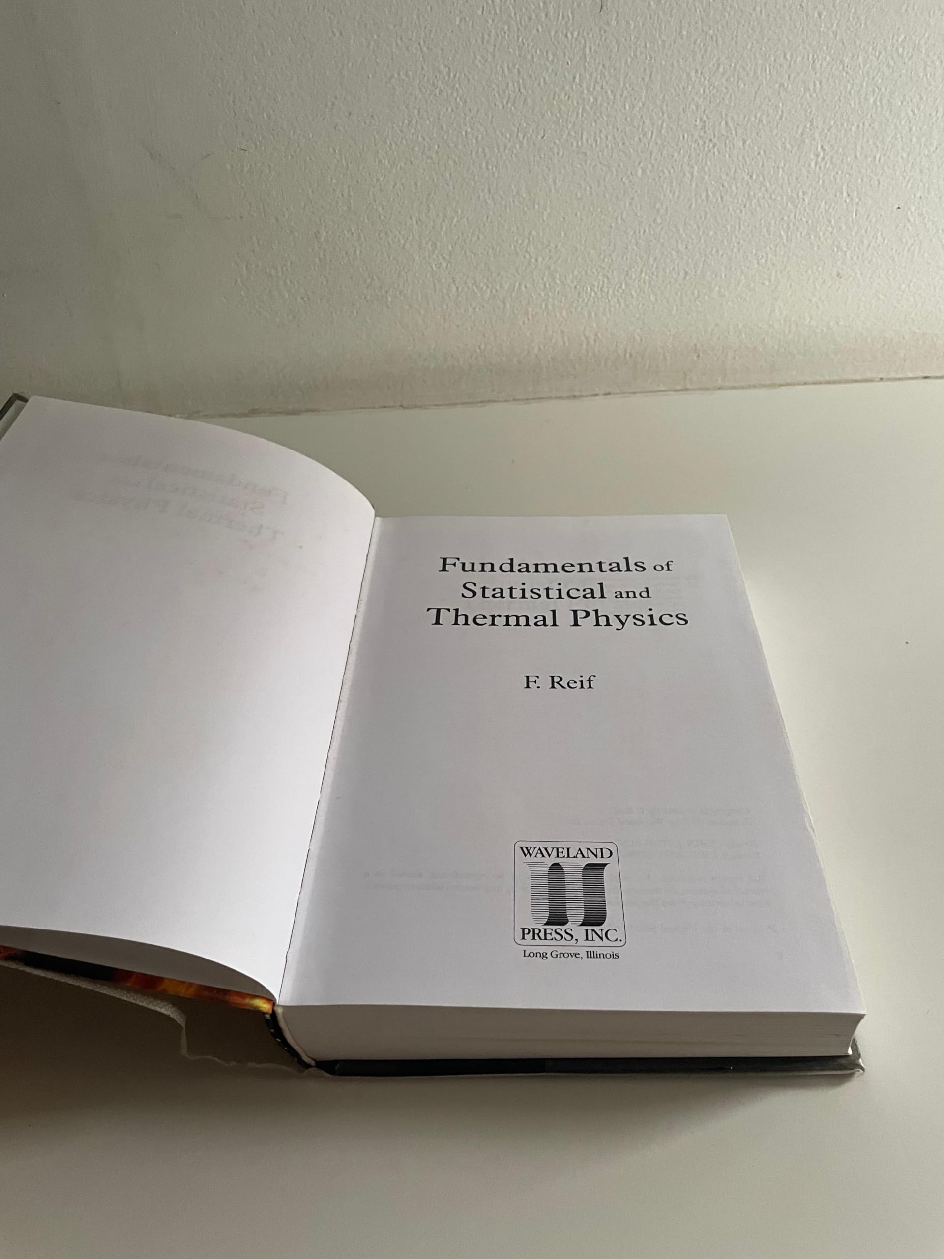 Fundamentals of Statistical and Thermal Physics,Used