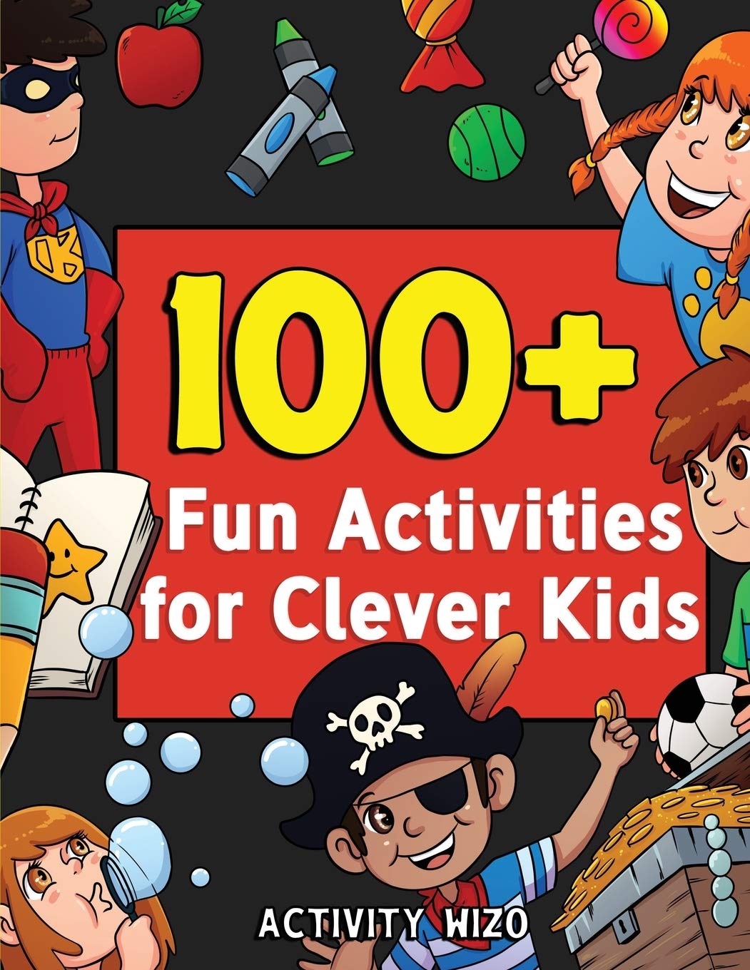 100+ Fun Activities for Clever Kids: Coloring, Mazes, Puzzles, Crafts, Dot to Dot, and More for Ages 48,Used