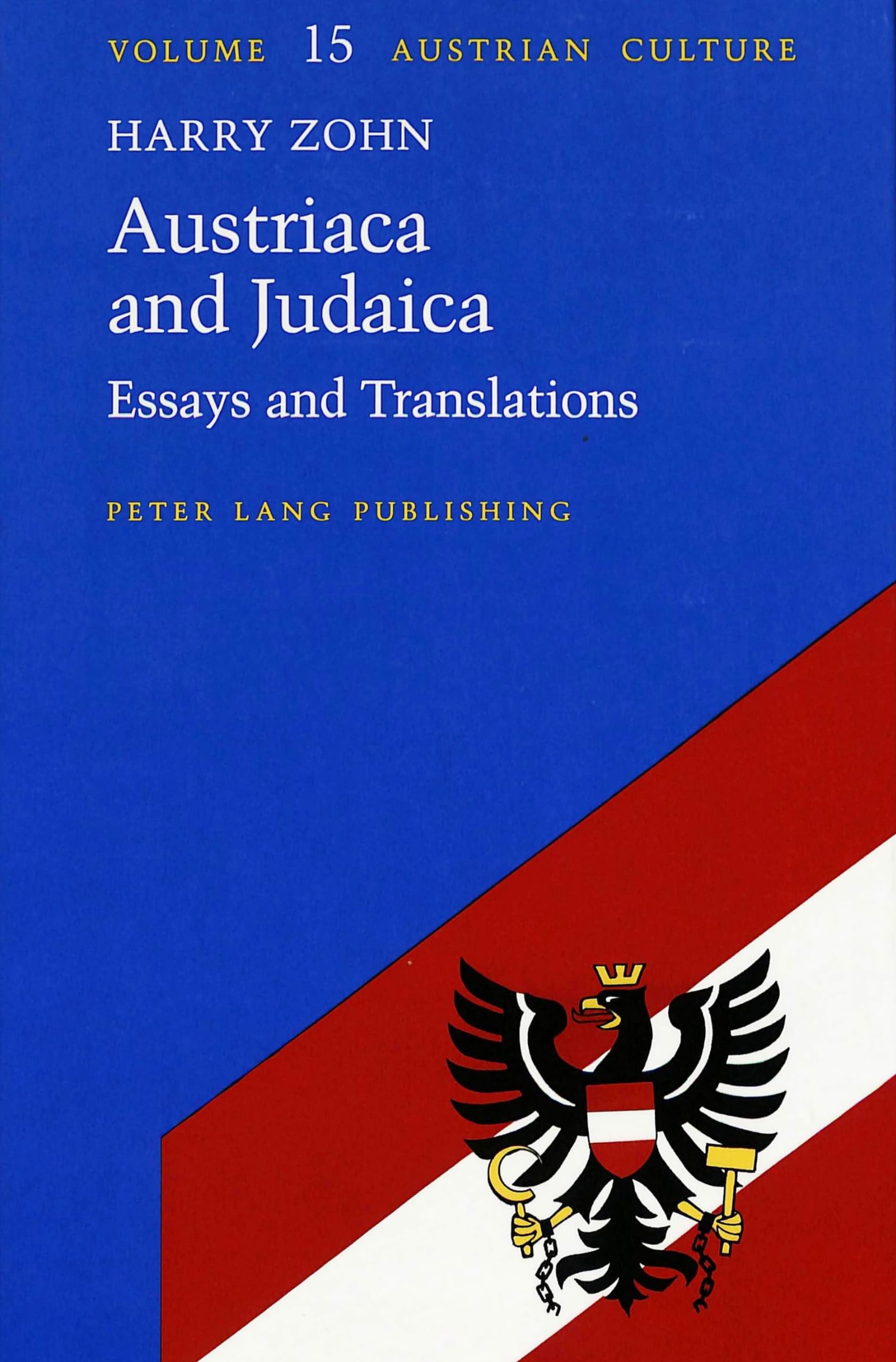 Austriaca And Judaica: Essays And Translations (Austrian Culture),Used