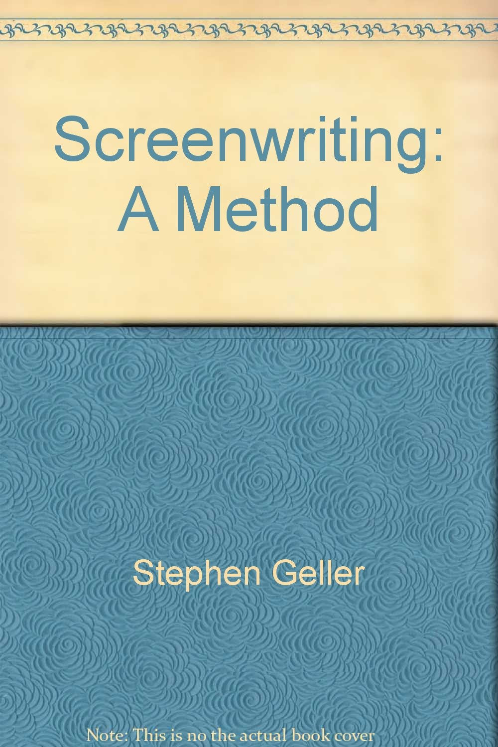 Screenwriting: A method,Used