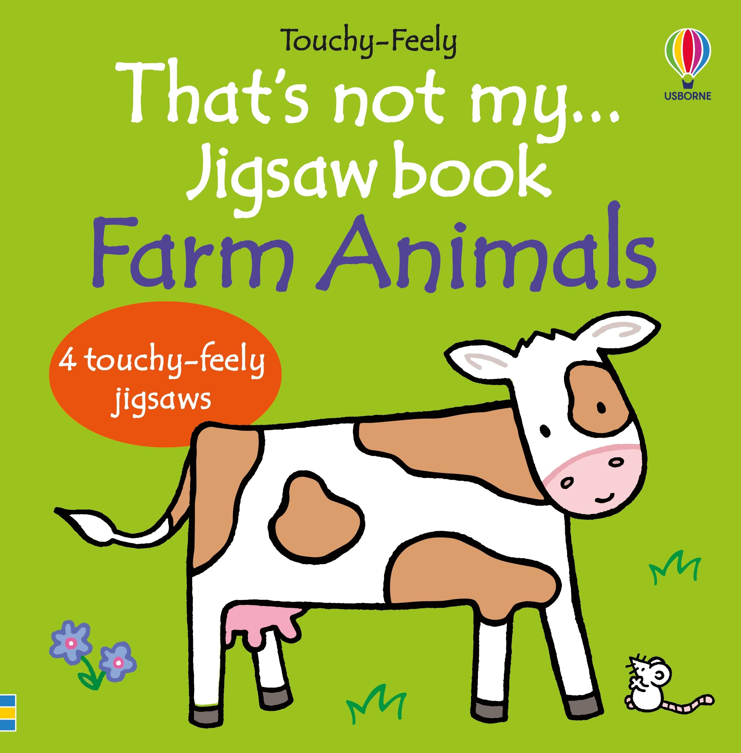 ThatS Not My... Jigsaw Book: Farm Animals: An Interactive, Sensory TouchyFeely Puzzle Book For Kids Featuring Cows, Sheep, An
