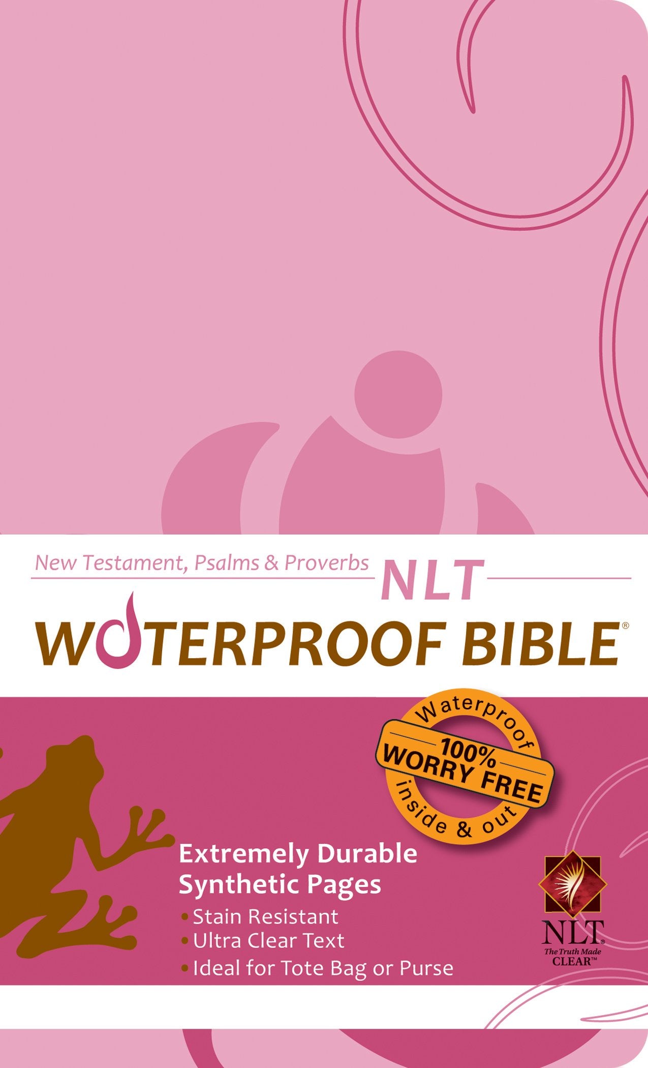 Waterproof New Testament With Psalms And Proverbsnltpink,Used